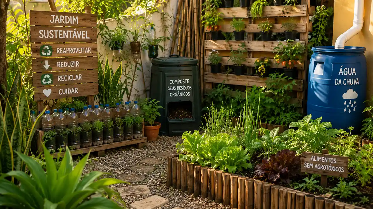 Jardim Sustentável: ideias simples para transformar sua casa