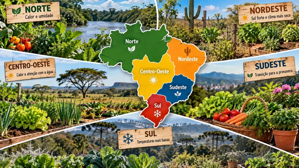 O que plantar em setembro em cada região do Brasil