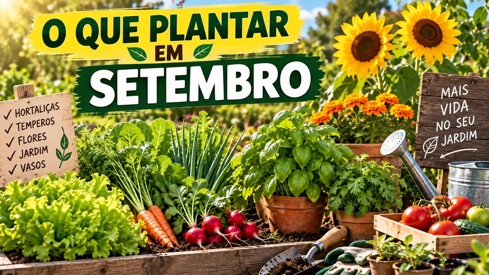 O que plantar em setembro em cada região do Brasil
